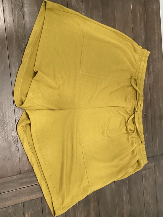 Zenana Outfitters Pants - Zenana Outfitters Mustard Drawstring Knit Lounge Shorts